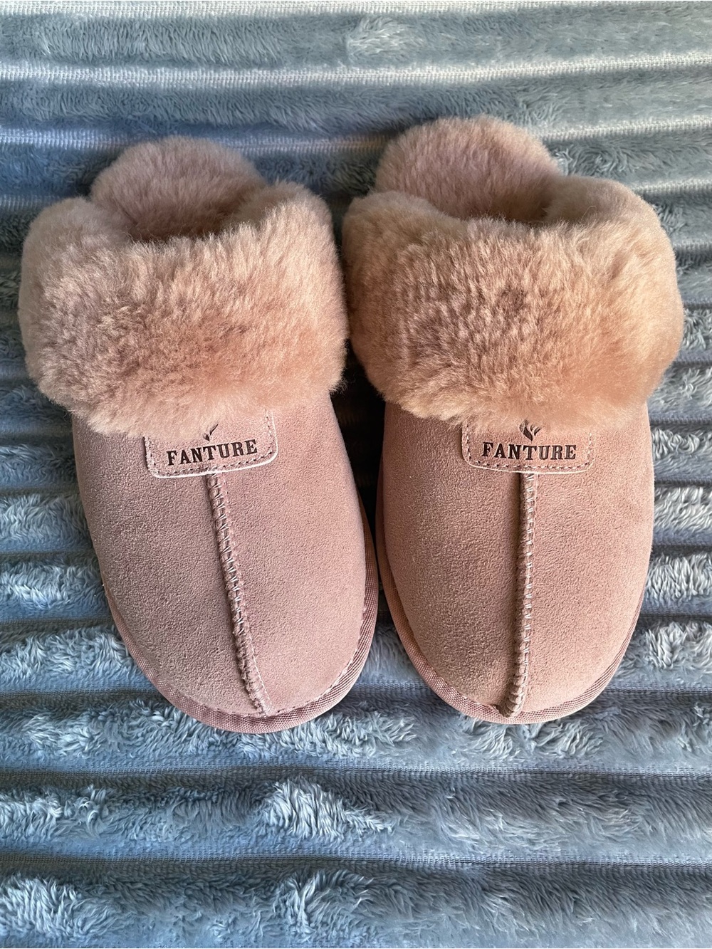 FANTURE Genuine Australian Sheepskin Slipper Pink 7 US (Women’s)/38 EU NWOB